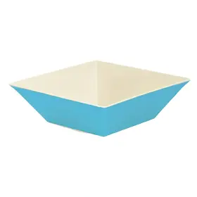 Ml-248-se G.e.t. Enterprises 015845778564 Large Square Serving Bowl 5.7 Quart Blue/ivory