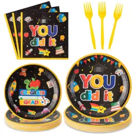 G1-kd G1ngtar 96pcs Pre K Kindergarten Graduation Party Plates Supplies - Preschool Pre-k P