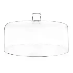 Kt9243 Galashield Glass Cake Dome 12 Inches Diameter 6.7 Tall Clear