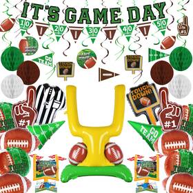 Gatherfun 2025081801 Football Party Decorations Kit Tailgate And Birthday Supplies W