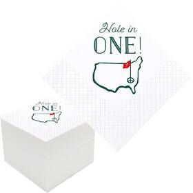 Geloar 704444424643 Golf Cocktail Napkins 100 Pack Hole In One First Birthday Themed Paper