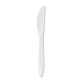 Gjo-20001 Genuine Joe Medium Weight Knife - 1000/carton Polypropylene White Gjo20001