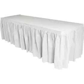 11915 Genuine Joe Solutions Rectangular Table Skirt