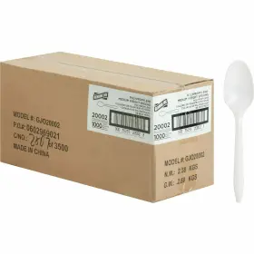 Gjo20002 Genuine Joe Solutions 972670484001 Medium-weight Cutlery Plastic Spoons 1000 Pack
