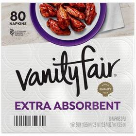 Georgia Pacific 35341 Vanity Napkins Extra-absorbent 2-ply 80-ct. -
