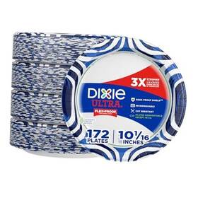 Georgia-pacific 8322-939 Dixie Ultra Large Paper Plates 172 Count 4 Pack Of 1 10 Inch