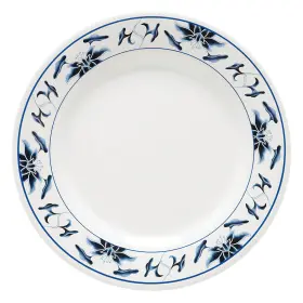M-5090-b Get 015845175912 G.e.t. 10.5 Inch Round Plate Melamine Blue Pack Of 12