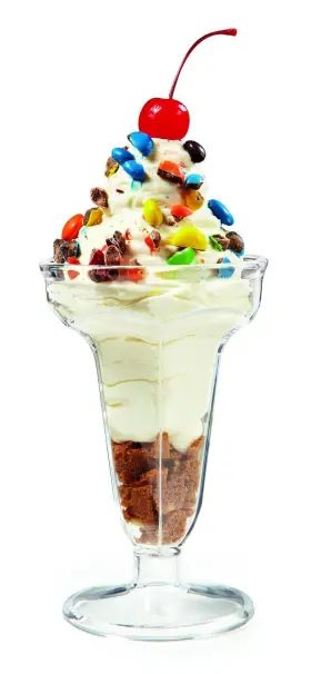 Icm24cl Get 015845902433 G.e.t. Bpafree Plastic Classic Ice Cream Sundae Serving Cups 5 Ounce Cle