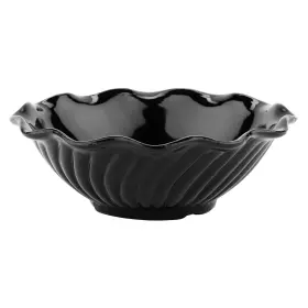 Dd-60-bk Get 015845970043 G.e.t. Plastic Tulip Ice Cream/dessert Dish 6 Ounce Black Set Of 12