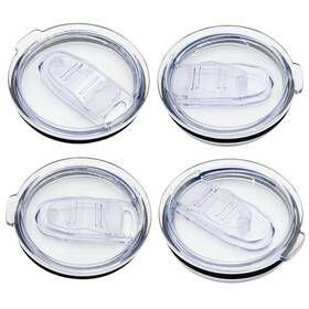 Giasy Fortune Lidsjfuisd3242 4 Pcs 40oz Tumbler Replacement Lids Compatible With Silver Pack Clear