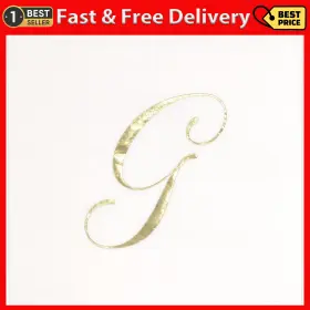 Gift Boutique 726084283701 100 Gold Monogram Cocktail Napkins Letter G Disposable Paper Pa