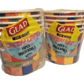 Bbp29704369 Glad For Kids Candy Land Paper Snack Bowls Bundle 12ct 6oz Game Night Party Cups