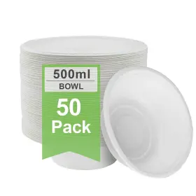 Go Green Tableware 633322413922 Go-green 100% Compostable Disposable Bowls Heavy Duty Paper Soup Bowl Made Of