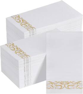 Goodluck 744110377965 200 Pack 3-ply Disposable Napkins - Soft And Absorbent Paper Hand Towels