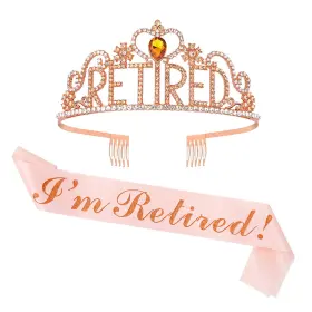Gotgala 768490878904 Retirement Party Decorations Gifts For Women Tiara And