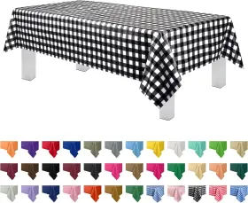 Grandipity 674893935345 Black Checkered Gingham 12 Pack Premium Rectangle