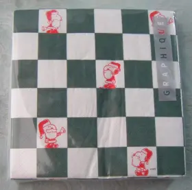 Graphique 791608452758 Peanuts Snoopy Christmas Luncheon Dinner Party Napkins 40ct New 6/2758