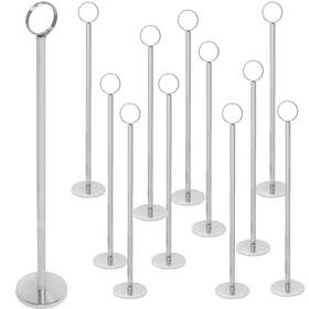 Gray Bunny Gb-6790c2 Table Number Holders 12 Pack 12in Tall Inch - Thick Chrome