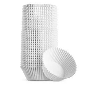 Fc200x450 Green Direct Cupcake Liners - Standard Size Pack Of 500 White