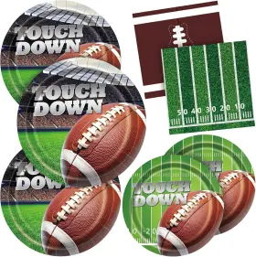 Guangzhou Yide Toys Co. Ltd. 705353784675 2026 Football Party Decorations 144 Pcs Supplies Kit Serve 48 Pa