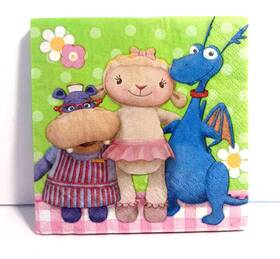 Hallmark 1lun1006 Doc Mcstuffins Small Napkins 16ct