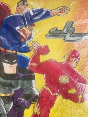 1lun2253 Hallmark Justice League 16 Pack Paper Napkins 2 Ply 13 Inch Cartoon Network Usa Party Express