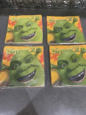 1lun2269 Hallmark Vintage Shrek 2 Party Napkins Lot