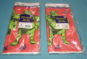 1tbl2200 Hallmark Lot Of 2 New Sealed Shrek Vintage 2001 Paper Table Cover 54 Inch X 89 1/4