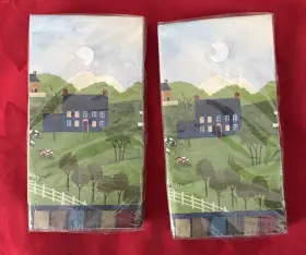 4833 Hallmark 726528037181 Americana Country Napkins Party Express 2 Packs Of 16-32 Total Nip
