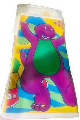 Hallmark 726528169264 Nip Barney Plastic Table Cover 54 Inch X 102 Party Express By 2005