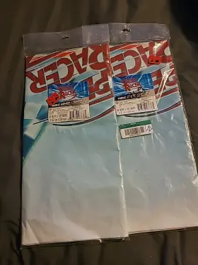 Hallmark 726528237765 Lot Of 2 Speed Racer Movie Birthday Party Plastic Table Cover 54 X 102