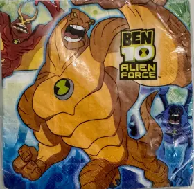 Hallmark 726528266444 Ben 10 Alien Force Large Napkins 16ct