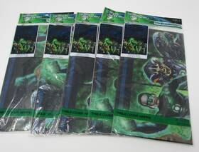 Hallmark 726528287647 Lot Of 5 Green Lantern Plastic Table Covers Dc Comics Size 54 Inch X 102
