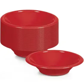 Hanna K. Signature Collection 763615840200 Bowls-15oz Red Pack Of 50 Plastic 15 Oz. Bowl
