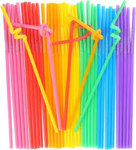 Hh0118 Hansgo Disposable Colorful Drinking Straws 13inch 100pcs Flexible 7 Col Hh0118 Hansgo Disposable Colorful Drinking Straws 13inch 100pcs Flexible 7 Col