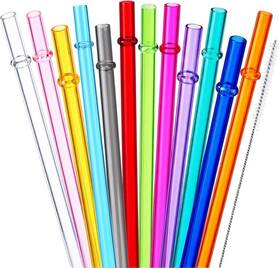 Haundry 445033149181 24pcs Reusable Tritan Straws 10.5 Inch With Brushes 12 Colors Bpa-free For 16 32oz T