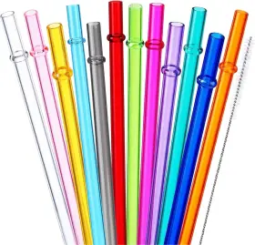 Haundry 445033149181 24pcs Reusable Tritan Straws 10.5 Inch With Brushes 12 Colors Bpa-free For 16 32oz T