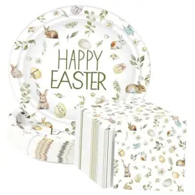 Yof-havawish-1438 Havawish 150pcs Easter Paper Plates And Napkins Sets 50pcs 11 Inch Happy