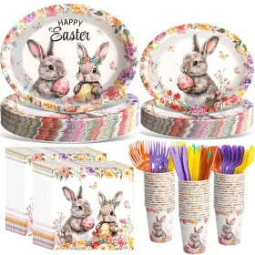 Yof-havawish-2354 Havawish 350 Pcs Easter Bunny Party Supplies As Pictures Shown Multicolor