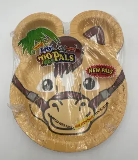 Hefty 013700110085 Vtg Zoo Pals New 8 Count Plates Horse And Assortment Factory Sealed