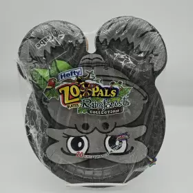 Pcv11024 Hefty Zoo Pals Plates Rainforest Collection 2012 Pack Of 20 New Old Stock Sealed
