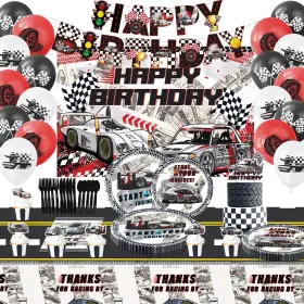 Heidaman 734172946209 Race Car Birthday Party Decorations First