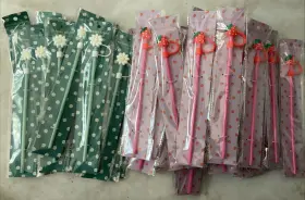 Hello Crush 811067015506 Lot Of 39 Strawberry And Daisy Reusable Straw Topper Red Pink Green