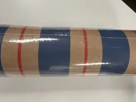 Hester And Cook 854085006293 2 Rolls Paper Table Runner 20 Inch X25ft Red Blue Stripe 4th Of July Decor Kraft New
