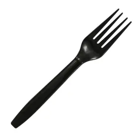 3585490693 Highmark Plastic Utensils Full-size Forks Black Box Of 1 000