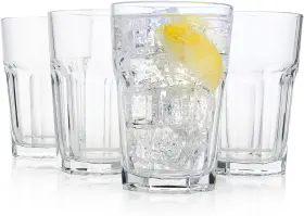 History Company 655368037993 French Bistro 4 Count Pack Of 1 Clear And Brilliant