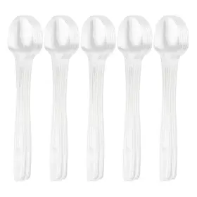 Spoon-us0620 Hmdzmr 9 Inch Clear Plastic Spoons Heavy Duty Disposable 192 Pack Long Handle S