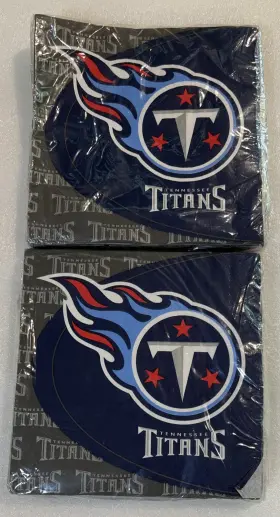 Hmk 763795932009 2 X Nfl Tennessee Titans 16 Ct 32 Total 2-ply Napkins Football Party Supplies