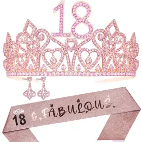 Hnoonz 780280396931 18th Birthday Gifts For Girls 18 Year Old Girl Sash 1
