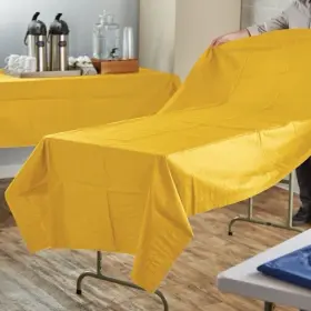 220640 Hoffmaster Tissue/poly Tablecover 3 Ply 108 Inch Length X 54 Width Sun